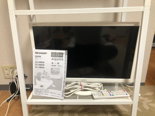 SHARP テレビ　24インチ　LC-24K30