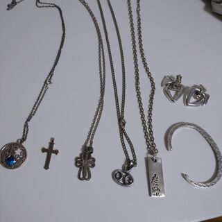 シルバーアクセサリー7点