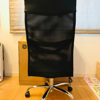 オフィスチェア　メッシュ　リクライニング　リモートワーク　近隣配達可の画像