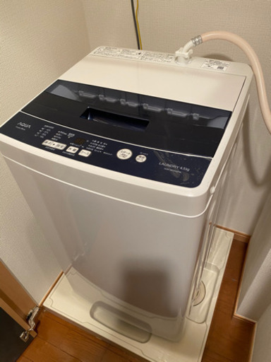 洗濯機　AQUA 購入一年以内美品