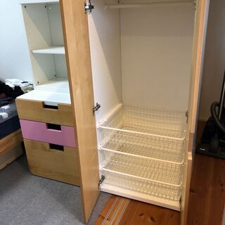 【値下げ】IKEA イケア STUVA コンビネーション　ピンクの画像