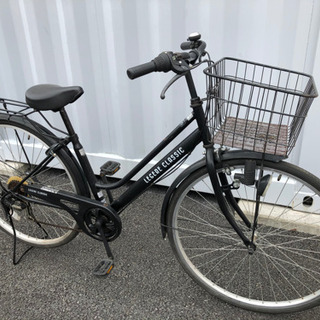 No.181【ノーマルライト,外装6段変速】★激安★ 中古自転車 ママチャリ  27インチ 軽整備済み 安い 防犯登録 藤沢 横浜 神奈川
