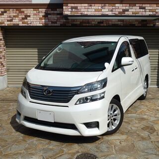 検査4年6月ヴェルファイア2.4Z 両側パワスラ/純正HDDナビ...