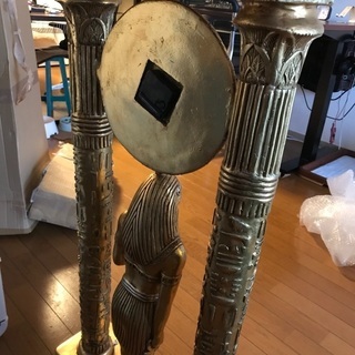 エジプトアヌビス神　置き時計　1000円の画像