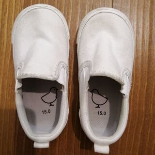 無印　靴　15.0cm 白