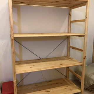無印良品　パイン材ユニットシェルフ