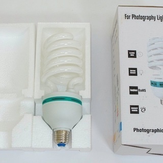 45W スパイラル蛍光灯 新品4個 1コイン出品