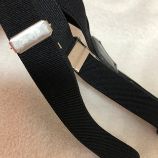 中古？サスペンダー　男の子用　黒の画像