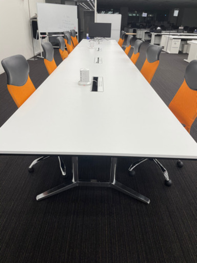 ⭐️配送設置込み！⭐️100万以上！⭐️オカムラ製ミーティングテーブル7.2m