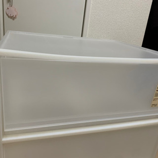 無印良品　ポリプロピレン収納ケース　横ワイド3段の画像