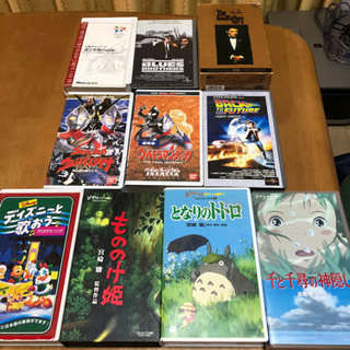VHSテープ(トトロ、千と千尋 他)