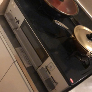 ノーリツ　2口ガスコンロ　都市ガス