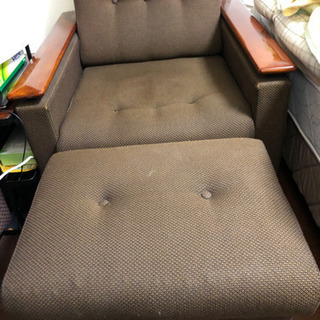 ソファ　オットマン付き