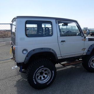 ジムニー ja11改　ボディリフト　AT車　リフトアップ公認　走行175000キロ台　車検付きの画像