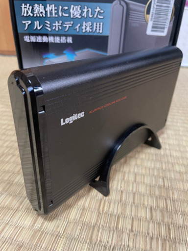 ロジテック アルミボディ3.5インチ外付けハードディスクケース 320GB HDD付き