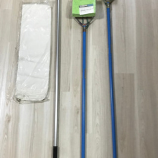 掃除用モップ３本とモップ用クロス