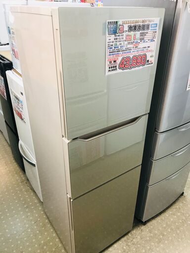 ツインバード 3ドア冷蔵庫 KHR-EJ19