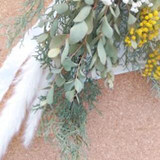 ミモザのロングスワッグの画像