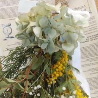 ミモザのロングスワッグの画像