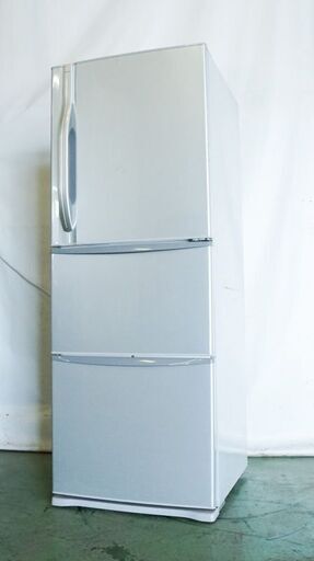 0307 【商談中】【取引中】東芝 TOSHIBA 3ドア冷蔵庫 GR-34ND(S) 339L 動作良好