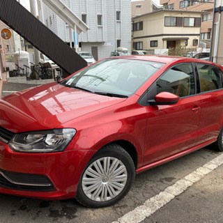 フォルクスワーゲン　ポロ　レッド　2014年式　55千キロ　車検...