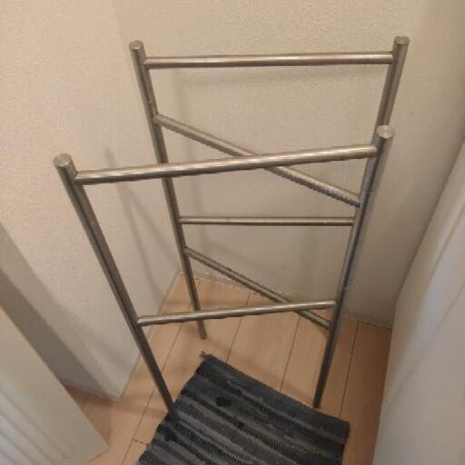 IKEA タオル掛け　洗濯ラック　折りたたみ