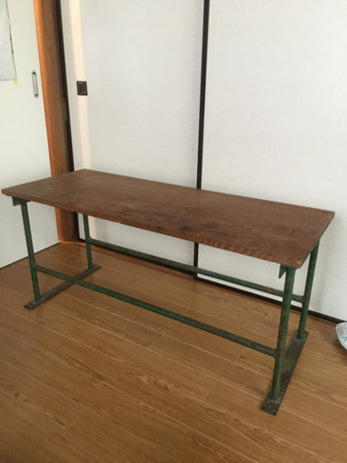 アンティーク　テーブル　ベンチ　古道具
