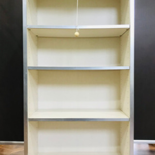 ★中古品　ロールカーテン付きシェルフ