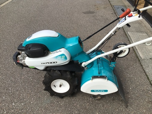 クボタTR7000 はるな 6.2馬力　美品　手押し耕運機