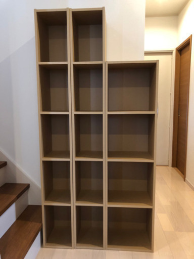 ひとつのお値段です☆美品♪無印良品☆ パルプボードボックス・4段1つ・スリム5段2つ