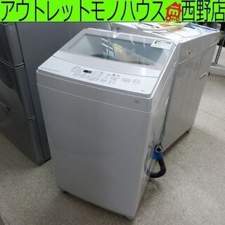 ▶洗濯機 6kg 2019年製 ニトリ NTR60 6.0kg 白 ホワイト 札幌 西野店