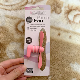 【新品・未使用】excellent iPhone Fan ピンク