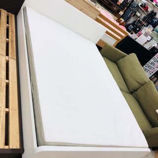 ⬛IKEA(イケア)  ⬜ 定価￥338.980 ⬜  ダブルベッド 清潔感のあるホワイト⬛