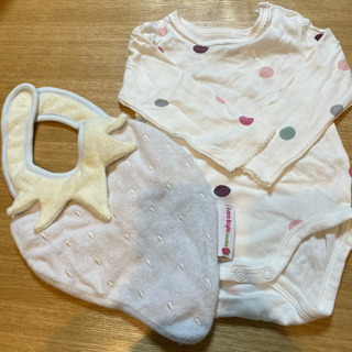 ベビー服　ロンパース　スタイ　美品