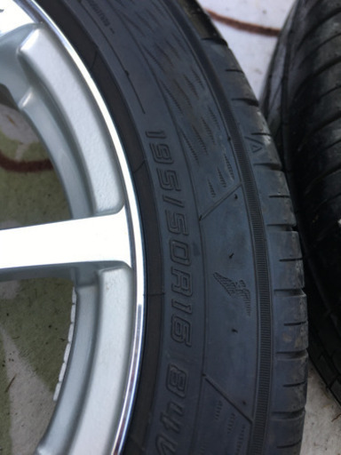 アクア　TRD アルミホイール　195/50Ｒ16  タイヤ付き