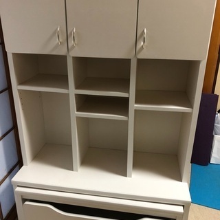 白いラック　ランドセルラック