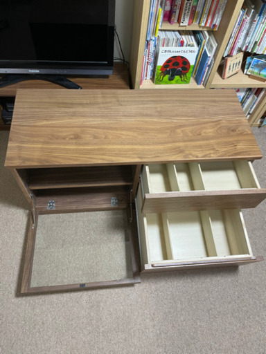 【ほぼ新品】無印 木製AVラック テレビ台