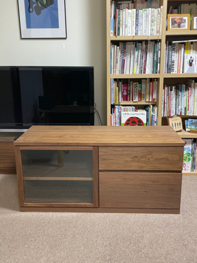 【ほぼ新品】無印 木製AVラック テレビ台