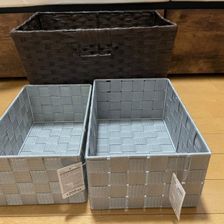 ダイソー　セリア　収納ボックス、バスケット等