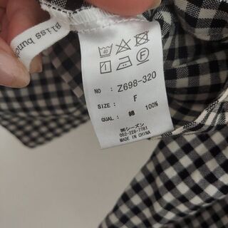 【大きいサイズ（3L）】bliss bunch 首元が可愛い♡チェック柄シャツの画像