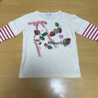 親子コーデ　重ね着風ロンTの画像