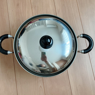 新品・未使用⭐︎ステンレス深鍋の画像