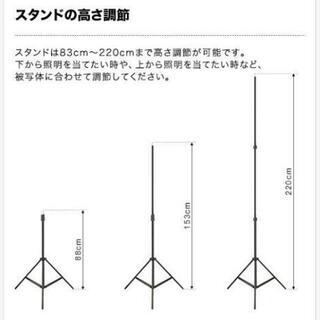 撮影用照明機材 電球5つ付きの画像