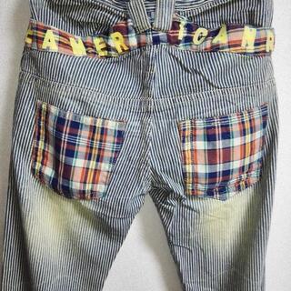 新品タグ付き 　USED 加工ダメージ デニムパンツの画像