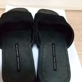 ESPEYRAC　サンダル　黒の画像