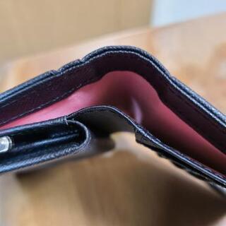 レディース　二つ折り財布　がま口付の画像