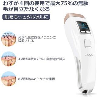 【最新】 脱毛器　全身 vio レーザー脱毛の画像