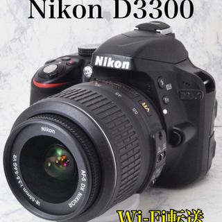 美品●2416万画素●Wi-Fi転送●初心者向け●フルHD●ニコン D3300 1ヶ月動作補償あり！