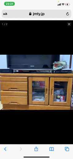 テレビボード・サイドボードのセット　【鏡売れました】