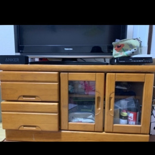 テレビボード・サイドボードのセット　【鏡売れました】